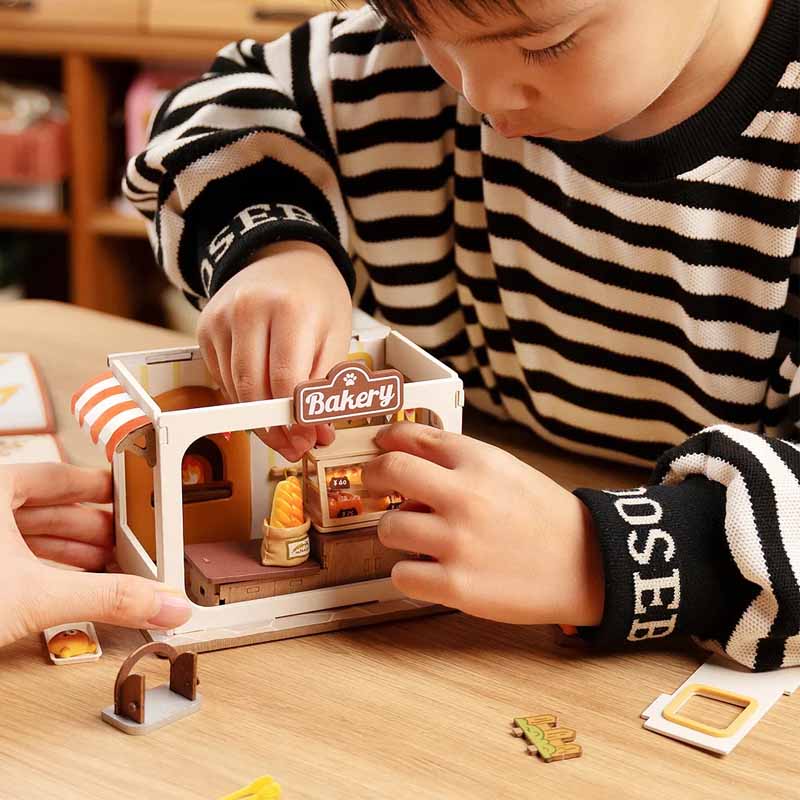Caja de Panaderia Teddys- Maqueta miniatura