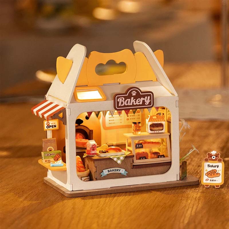 Caja de Panaderia Teddys- Maqueta miniatura