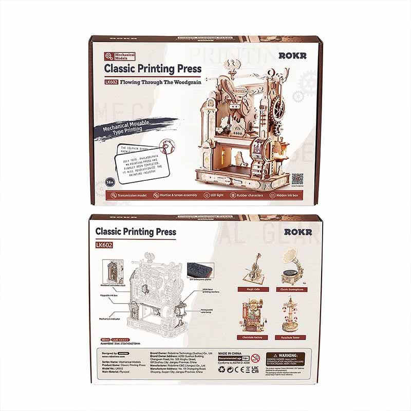 Imprenta Clasica funcional Robotime