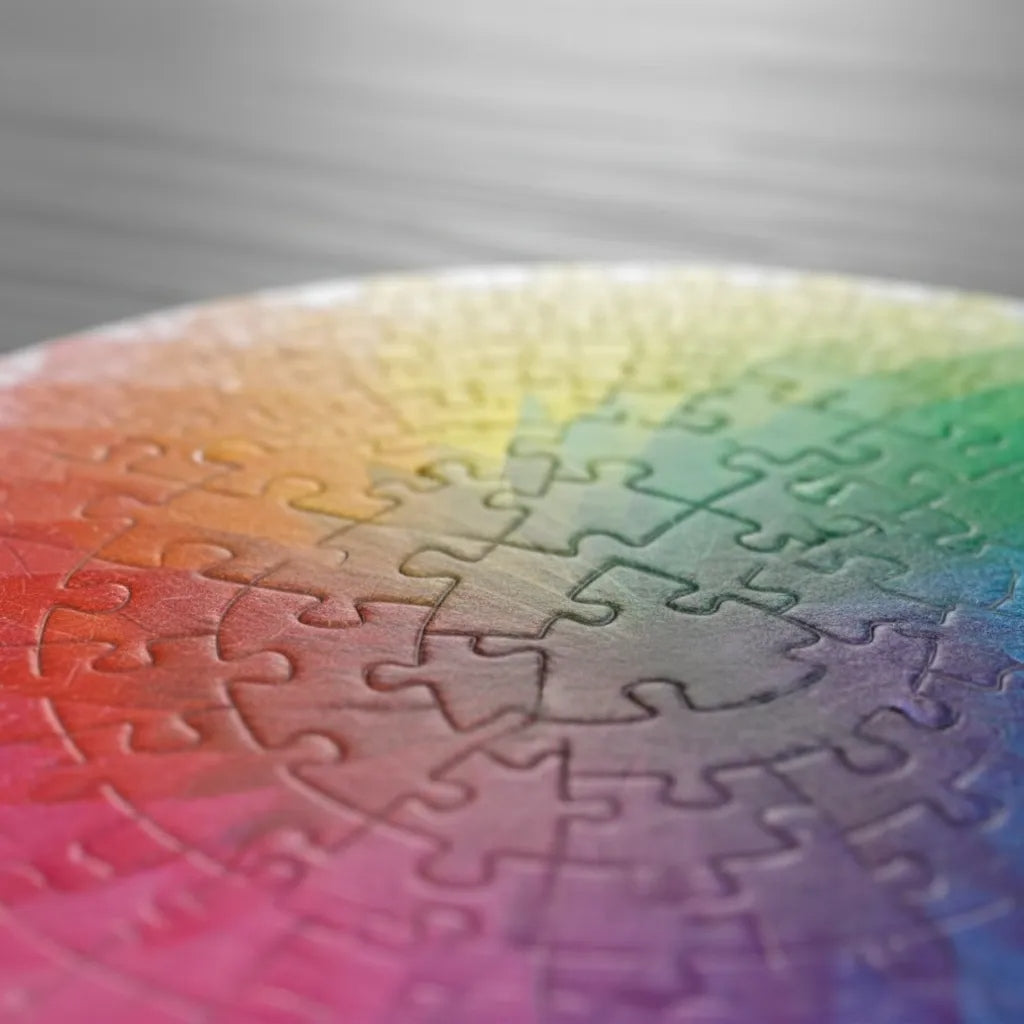 Rompecabezas redondo Espiral Cromática