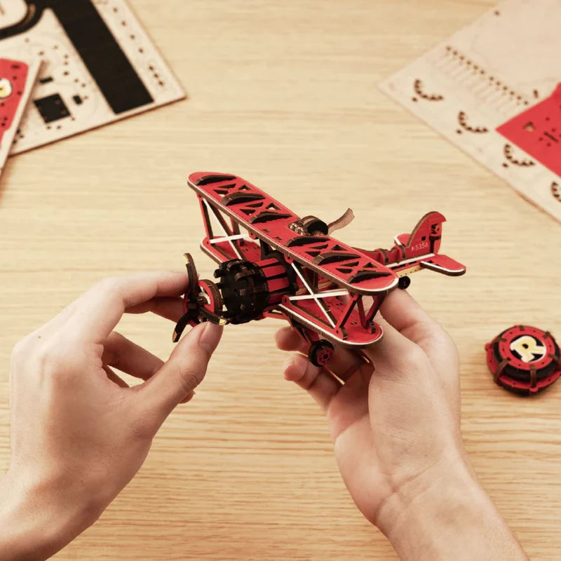 Puzzle 3D Péndulo "Sky Captain" - Maqueta Cinética para Armar (Rokr)