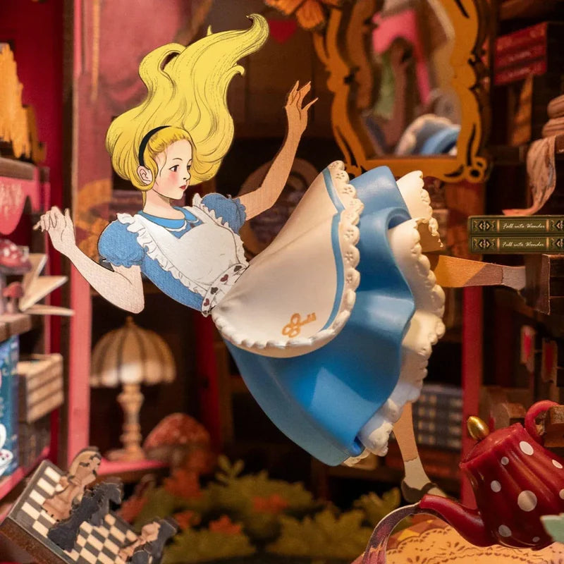 Booknook 3D "Fall into Wonder" - Alicia en el Pais de las Maravillas (Rolife)