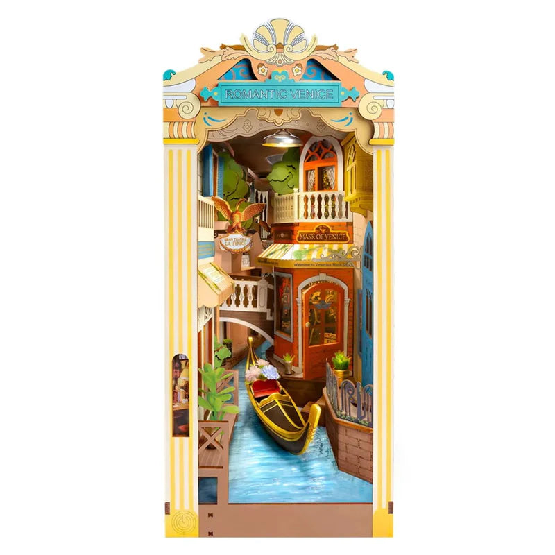 Booknook 3D "Romantic Venice" - Maqueta para Armar (Rolife)