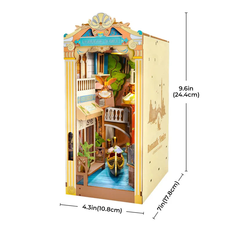 Booknook 3D "Romantic Venice" - Maqueta para Armar (Rolife)