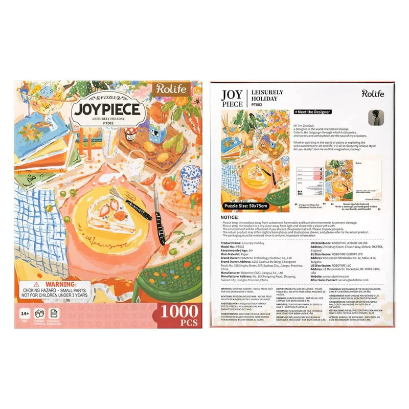 Rompecabezas 1000 Piezas "Leisurely Holiday" - Escena Veraniega (Rolife)