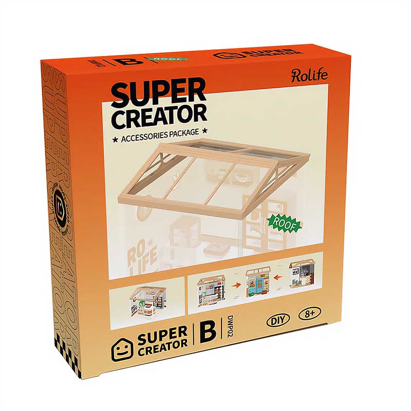 Techo complementario Rolife Super Creator DWP10 para casitas miniatura - armado