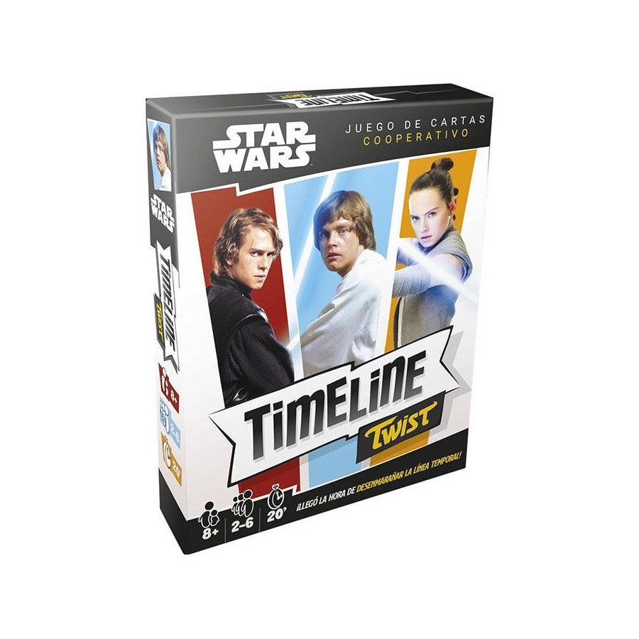 Timeline Twist: Star Wars - Juego de Cartas Cooperativo de Trivia