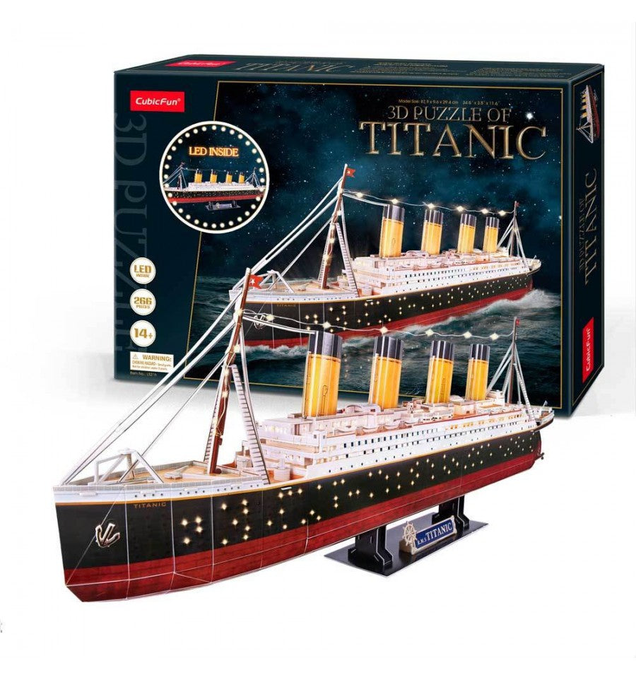 Rompecabezas 3D Titanic LED – 264 Piezas para Armar
