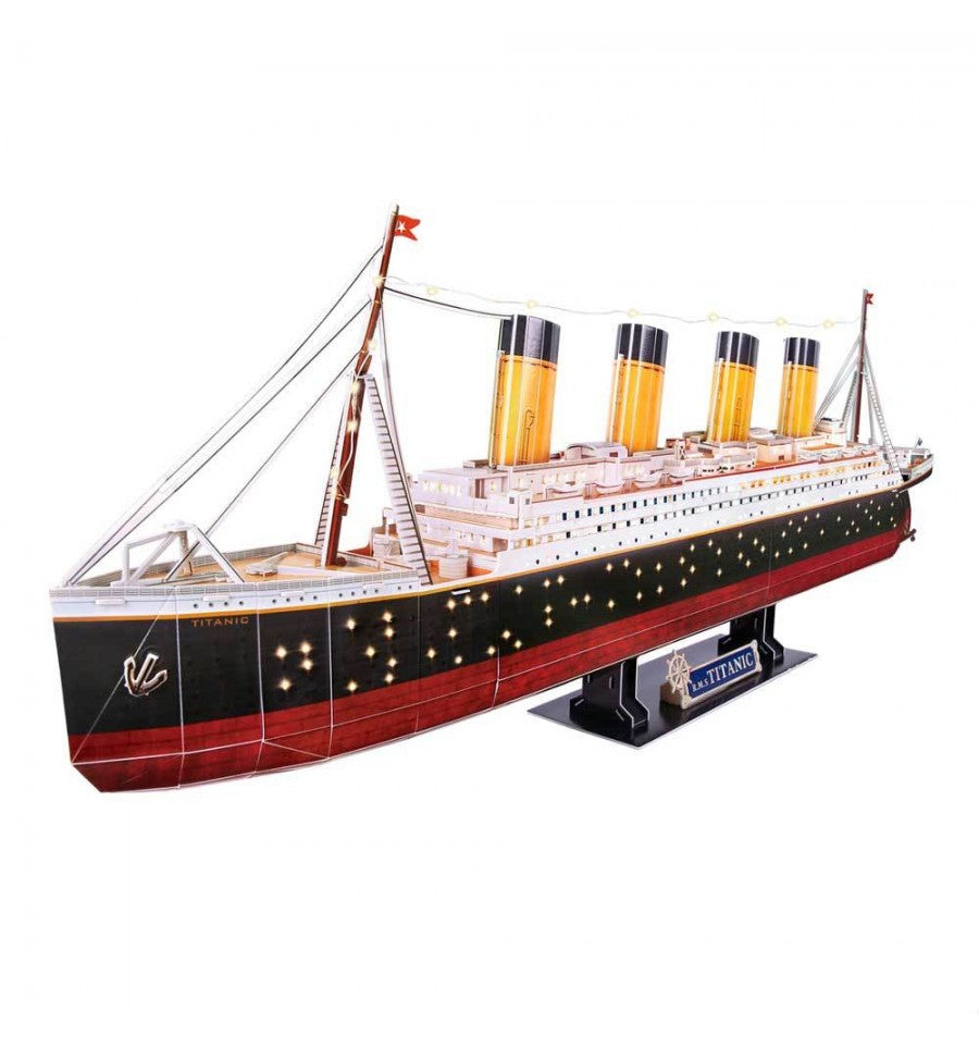 Rompecabezas 3D Titanic LED – 264 Piezas para Armar