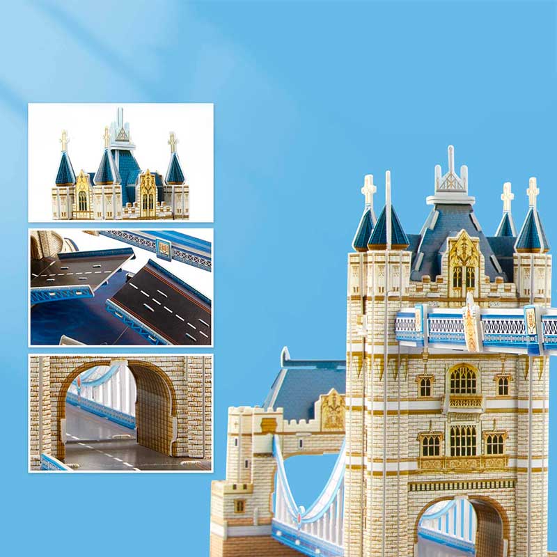 Natgeo Tower Bridge Londres Rompecabezas 3D Cubicfun
