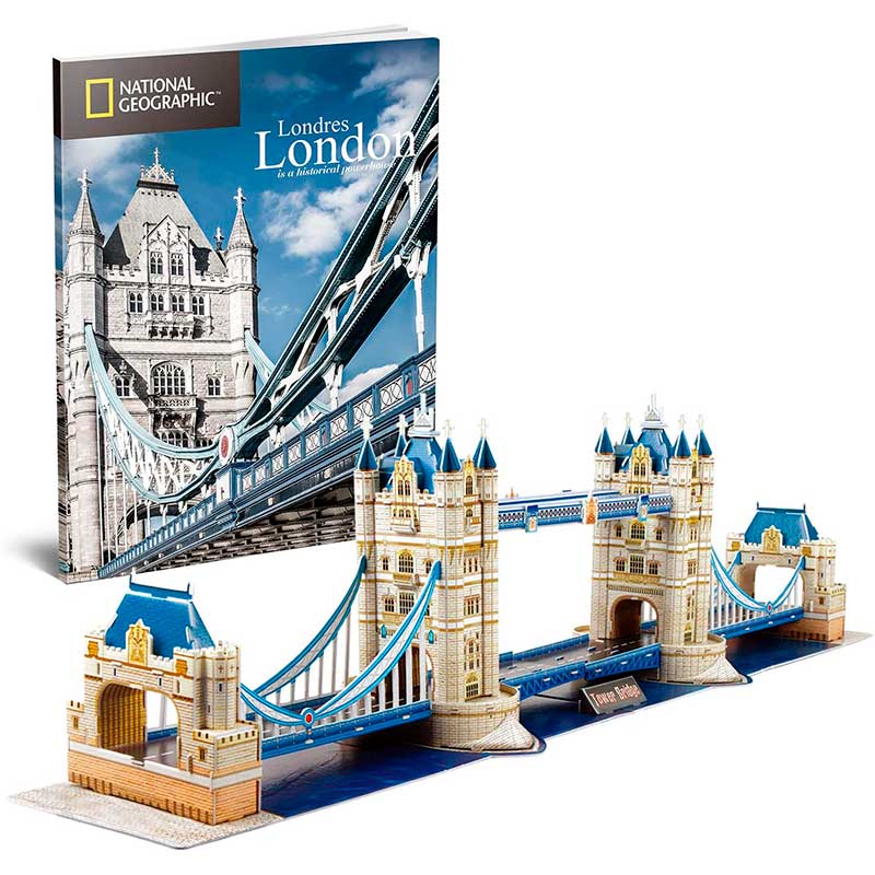 Natgeo Tower Bridge Londres Rompecabezas 3D Cubicfun
